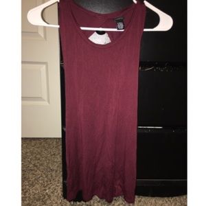 Burgundy tank top